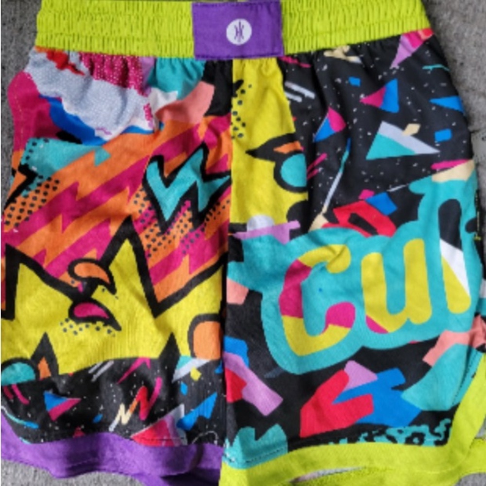 Purple and Pastel Shorts